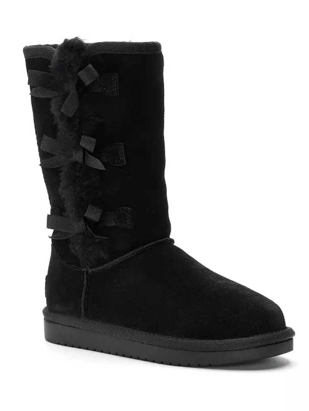 Koolaburra by UGG Victoria Girls' Tall Winter Boots In Black